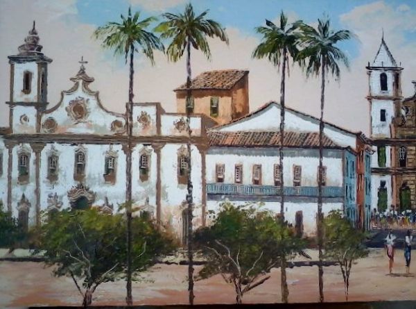 Igreja de São Domingos Pelourinho "jenival Cruz" 1.30x0.60