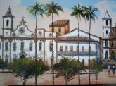 Igreja de São Domingos Pelourinho "jenival Cruz" 1.30x0.60